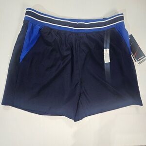 HEAD Shorts Mens XL Navy‎ Blue Athletic Performance Pro-Engineering Reflective